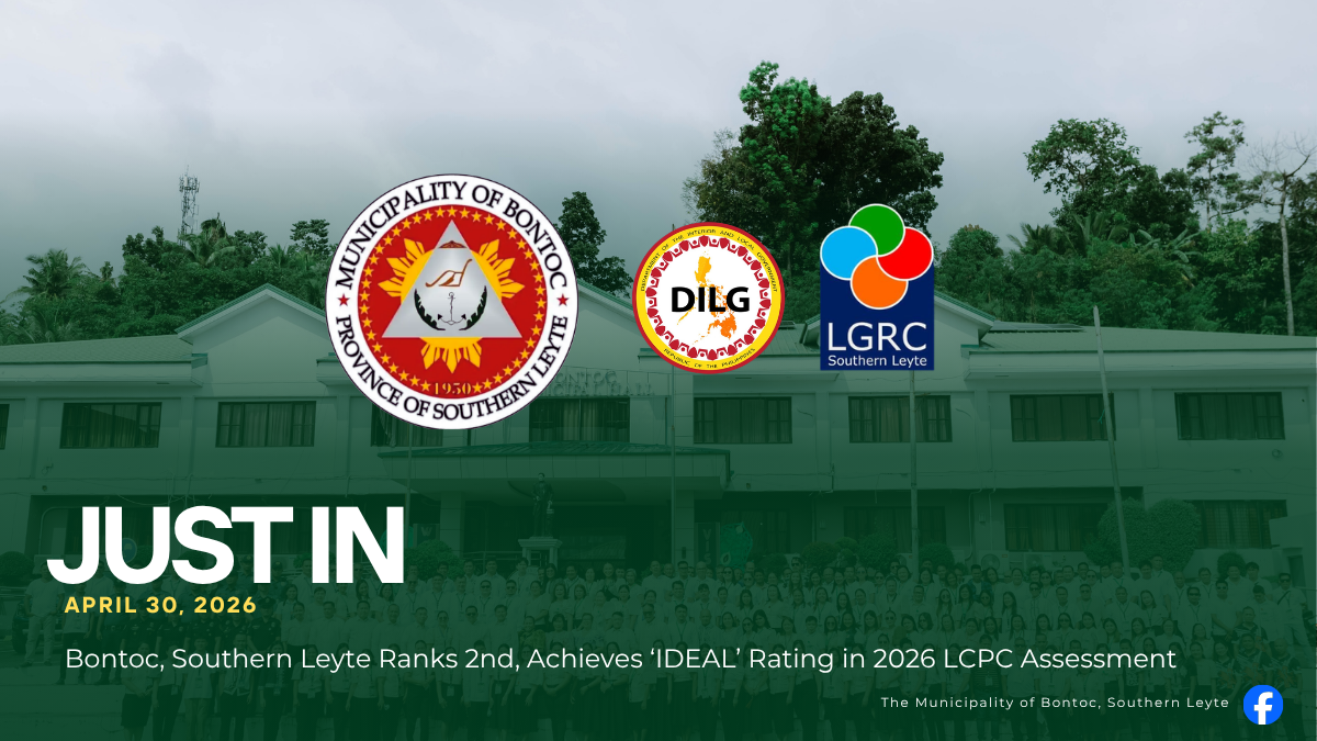 Bontoc, Southern Leyte Ranks 2nd, Achieves ‘IDEAL’ Rating in 2026 LCPC Assessment
